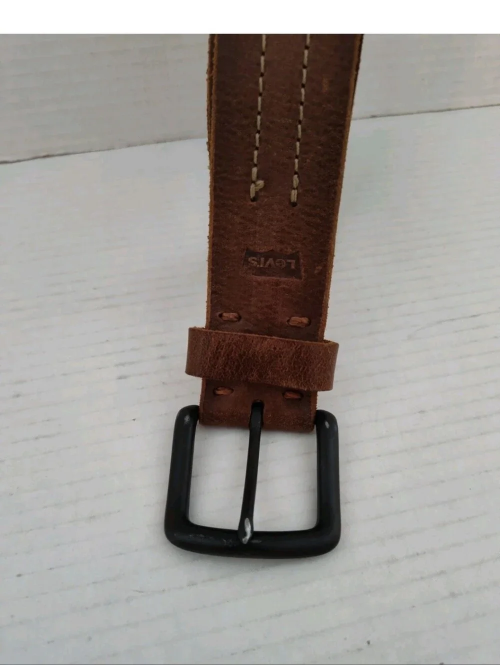 Levi's Mens Brown Leather Belt Size XL (42/44)